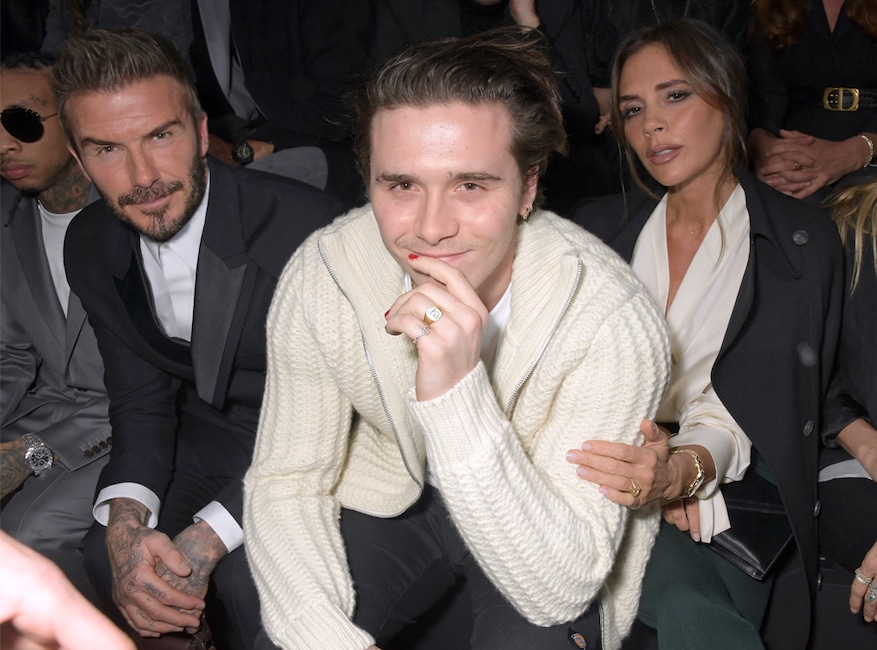 David Beckham, Brooklyn Beckham, Victoria Beckham, Paris Fashion Week 2020, Star Sightings